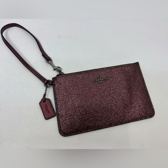 Like New COACH Sparkle Purple Wrislet - Picture 5 of 10